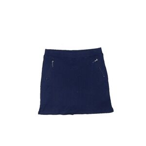 Jones New York Signature Ladies' Skort Skirt navy Blue Small Attached Shorts